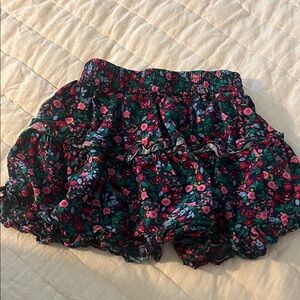 Jcrew Crewcuts Floral Kids Ruffle Skirt